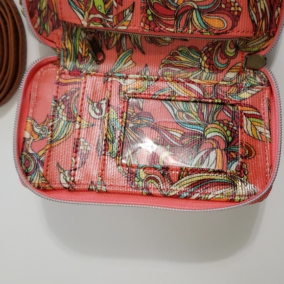 Sakroots Cellphone Wallet Crossbody Wristlet - Picture 7 of 9